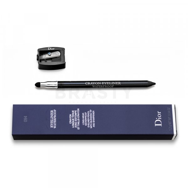 Dior (Christian Dior) Eyeliner Waterproof Long-Wear Eyeliner Pencil konturovací tužka na rty 2v1 094 Noir Trinidad 0,6 g