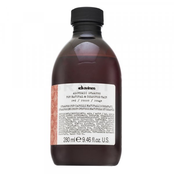 Davines Alchemic Shampoo Szampon koloryzujący do ożywienia czerwonych odcieni Red 280 ml