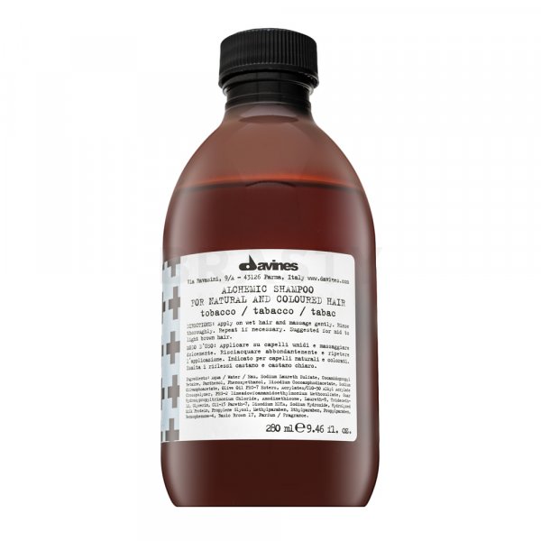 Davines Alchemic Shampoo szampon tonizujący do włosów brązowych Tobacco 280 ml
