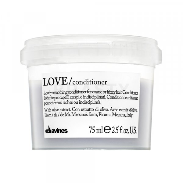 Davines Essential Haircare Love Smoothing Conditioner smoothing conditioner for smoothness and gloss of hair 75 ml