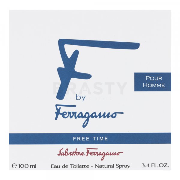 Salvatore Ferragamo F by Ferragamo Free Time Eau de Toilette férfiaknak 100 ml