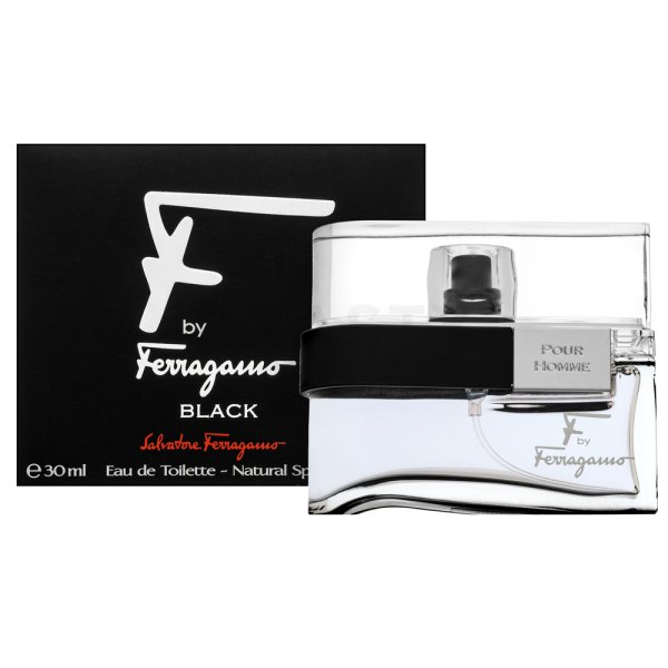 Salvatore Ferragamo F by Ferragamo Pour Homme Black Eau de Toilette bărbați 30 ml