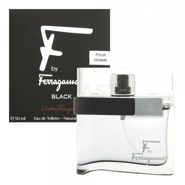 Salvatore Ferragamo F by Ferragamo Pour Homme Black Eau de Toilette bărbați 50 ml