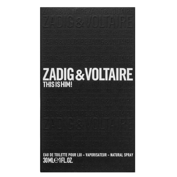 Zadig & Voltaire This is Him Eau de Toilette férfiaknak 30 ml