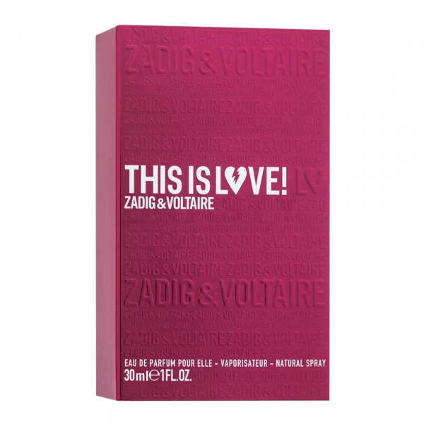 Zadig & Voltaire This is Love! for Her parfémovaná voda pro ženy 30 ml