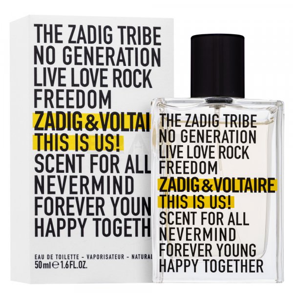 Zadig & Voltaire This is Us! Eau de Toilette uniszex 50 ml