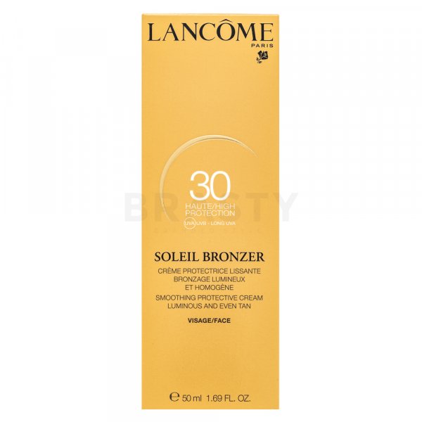 Lancome Soleil Bronzer Smoothing Protective Cream SPF30+ krem do opalania z formułą przeciwzmarszczkową 50 ml