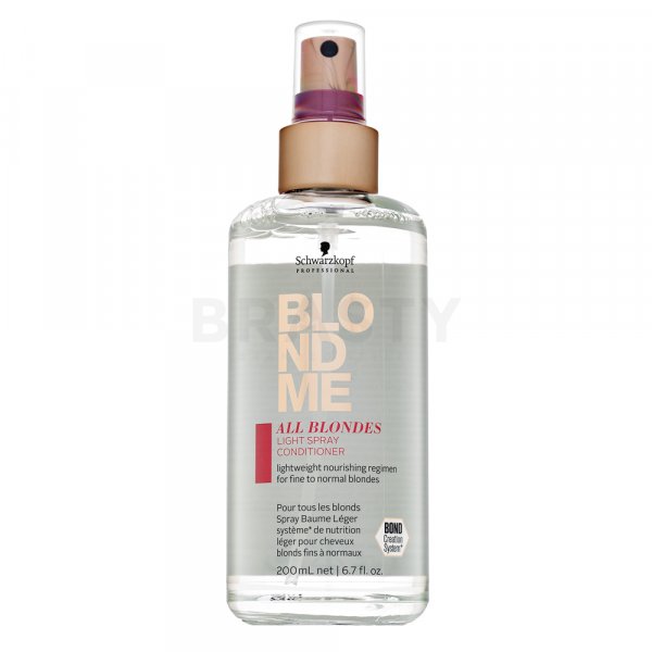 Schwarzkopf Professional BlondMe All Blondes Light Spray Conditioner öblítés nélküli kondicionáló szőke hajra 200 ml