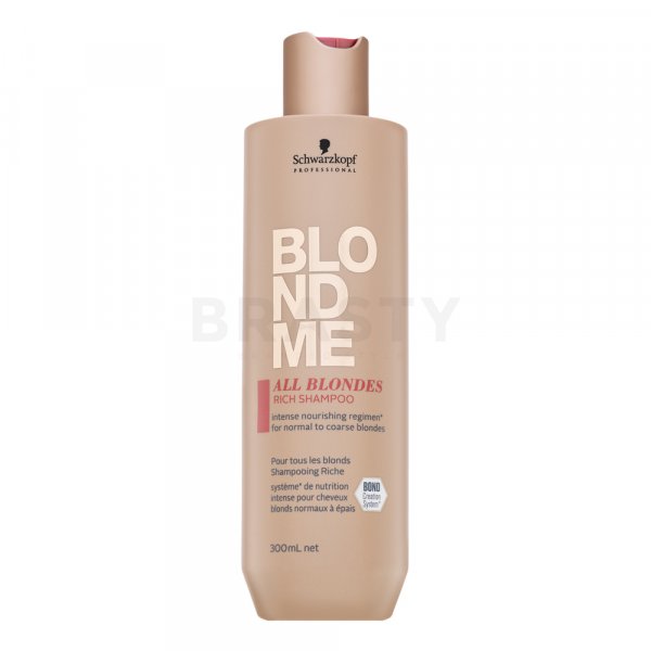 Schwarzkopf Professional BlondMe All Blondes Rich Shampoo shampoo nutriente per capelli biondi 300 ml