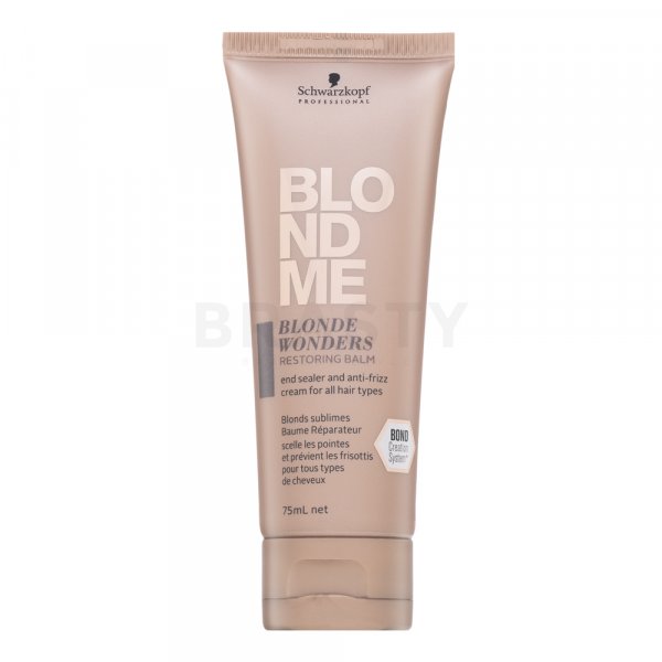 Schwarzkopf Professional BlondMe Blonde Wonders Restoring Balm грижа без изплакване за руса коса 75 ml