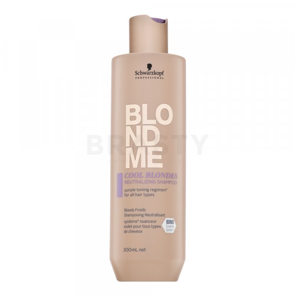 Schwarzkopf Professional BlondMe Cool Blondes Neutralizing Shampoo shampoo om gele tinten te neutraliseren 300 ml