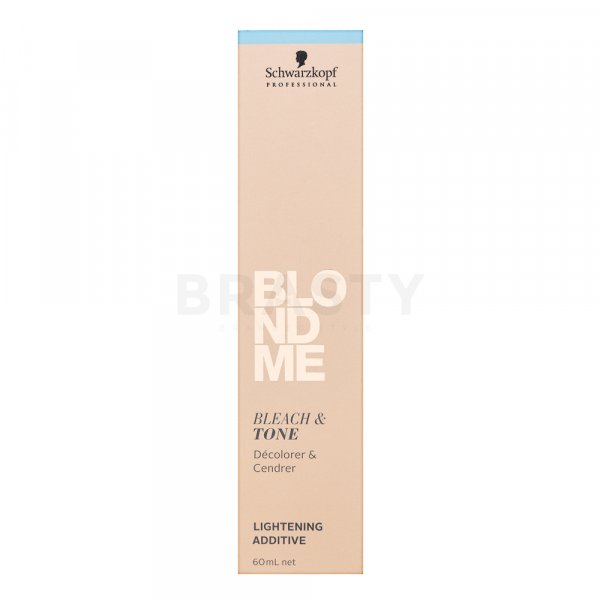 Schwarzkopf Professional BlondMe Bleach & Tone Lightening Additive krem dla rozjaśnienia włosów Cool 60 ml