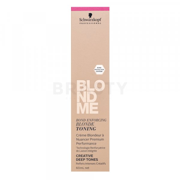 Schwarzkopf Professional BlondMe Bond Enforcing Blonde Toning Tönungscreme für alle Haartypen Nougat 60 ml