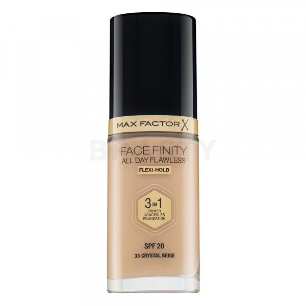 Max Factor Facefinity All Day Flawless Flexi-Hold 3in1 Primer Concealer Foundation SPF20 33 Liquid Foundation 3in1 30 ml
