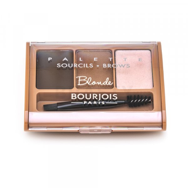 Bourjois Palette Sourcils Brows 001 Blonde Korrektor und Highlighter zur Anwendung unter den Augenbrauen 2 in 1