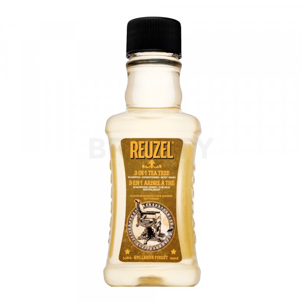Reuzel 3-in-1 Tea Tree Shampoo shampoo, conditioner en douchegel 3v1 100 ml