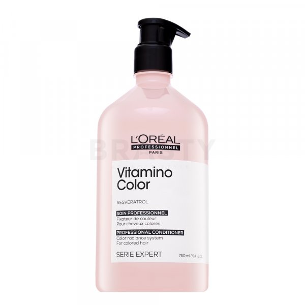 L´Oréal Professionnel Série Expert Vitamino Color Resveratrol Conditioner vyživující kondicionér pro lesk a ochranu barvených vlasů 750 ml