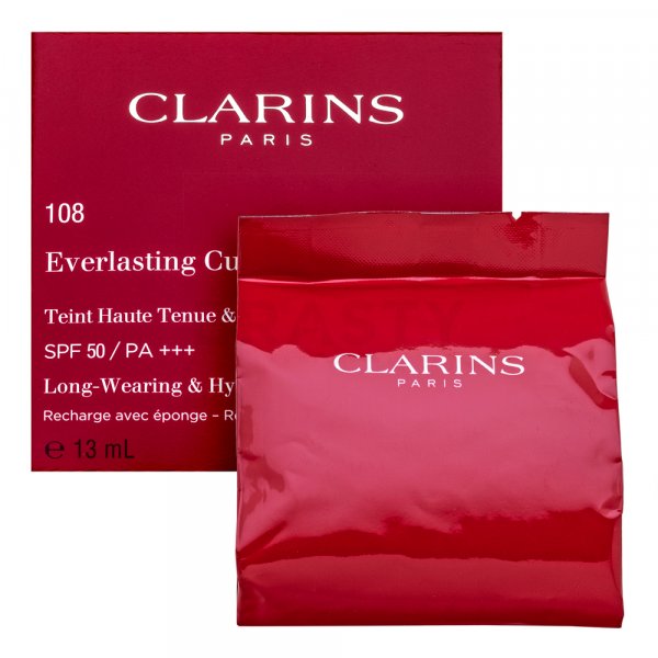 Clarins Everlasting Cushion Foundation - Refill dlhotrvajúci make-up náhradná náplň 108 Sand 13 ml