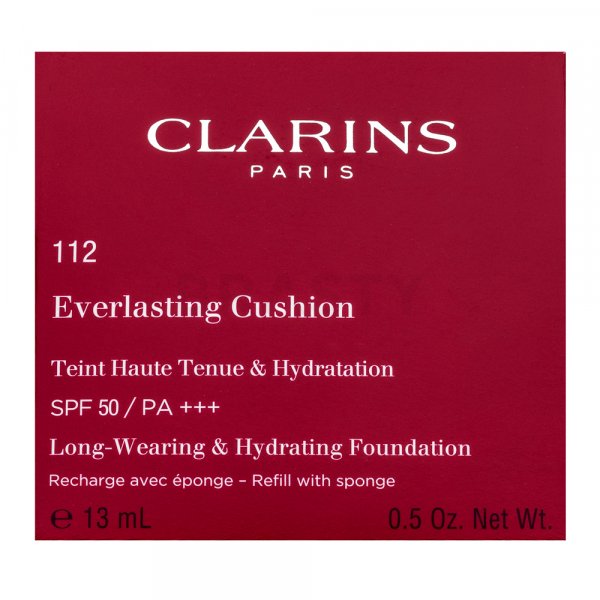 Clarins Everlasting Cushion Foundation - Refill dlhotrvajúci make-up náhradná náplň 112 Amber 13 ml