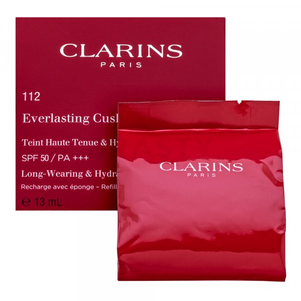 Clarins Everlasting Cushion Foundation - Refill dlouhotrvající make-up náhradní náplň 112 Amber 13 ml