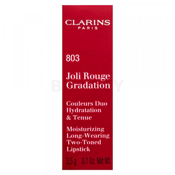 Clarins Joli Rouge Gradation barra de labios nutritiva 2 en 1 803 Plum Gradation 3,5 g