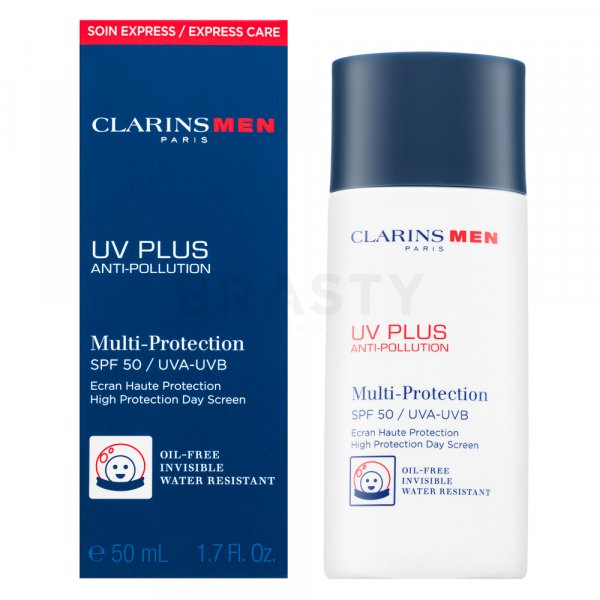 Clarins Men UV Plus Anti-Pollution Multi-Protection SPF50 krém po opaľovaní pre mužov 50 ml