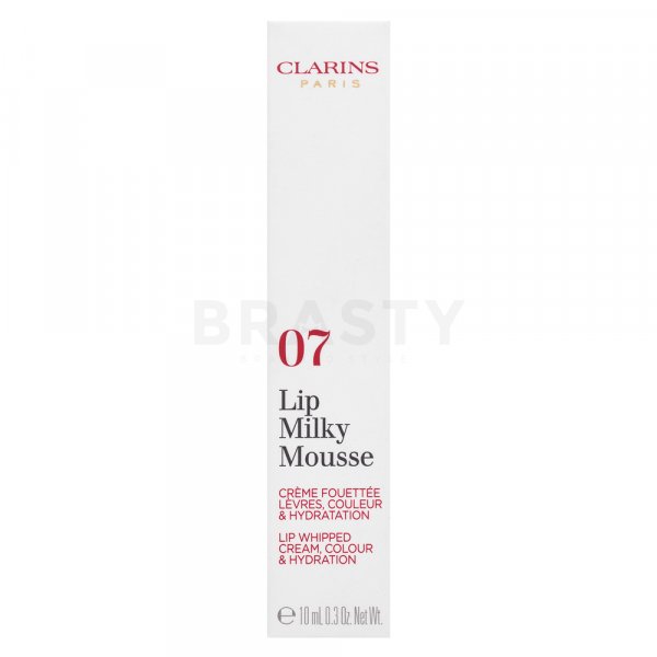 Clarins Lip Milky Mousse balsam hrănitor de buze cu efect de hidratare 07 Milky Lilac Pink 10 ml