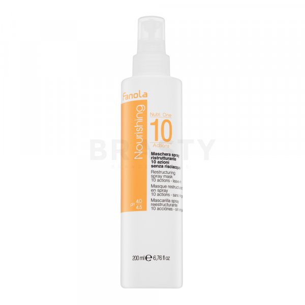 Fanola Nutri Care 10 Action Spray Leave-in Mask Mascarilla capilar nutritiva Para cabello seco y dañado 200 ml