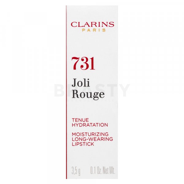 Clarins Joli Rouge dlhotrvajúci rúž s hydratačným účinkom 731 Rose Berry 3,5 g