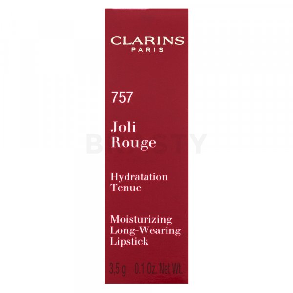Clarins Joli Rouge 757 Nude Brick dlouhotrvající rtěnka s hydratačním účinkem 3,5 g