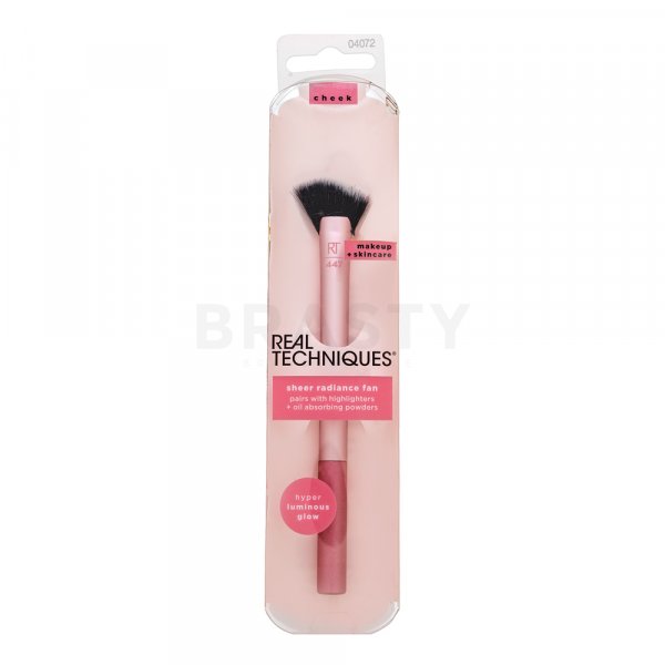 Real Techniques Sheer Radiance Fan Brush štětec na rozjasňovač