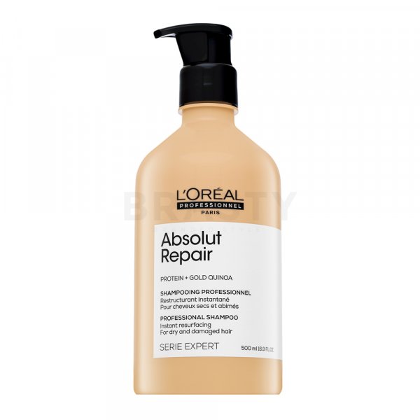 L´Oréal Professionnel Série Expert Absolut Repair Gold Quinoa + Protein Shampoo vyživujúci šampón pre veľmi poškodené vlasy 500 ml