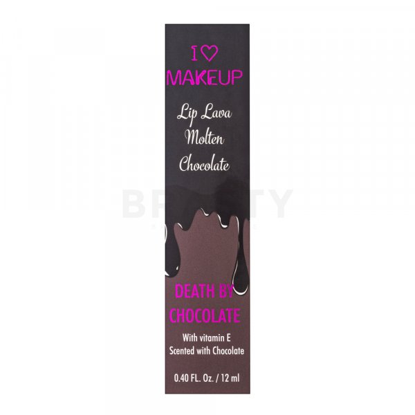 I Heart Revolution Lip Lava Molten Chocolate szminka w płynie Death by Chocolate 12 ml