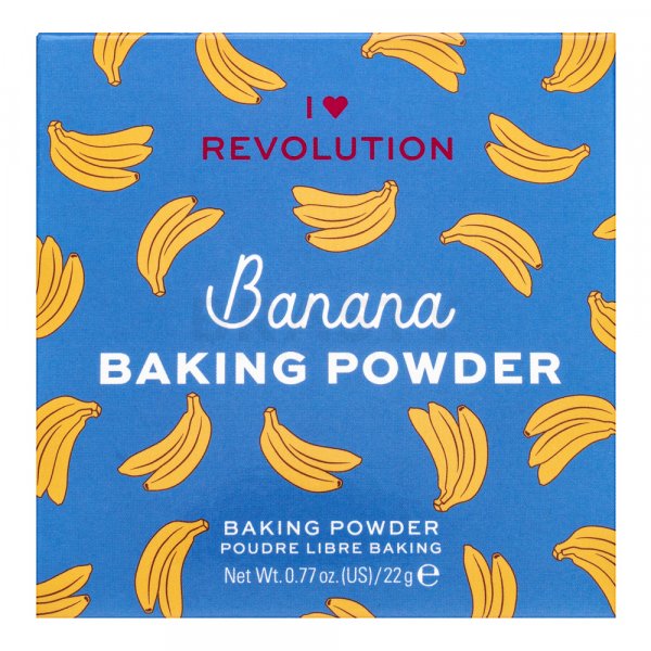 I Heart Revolution Baking Powder Banana Polvo para piel unificada y sensible 22 g