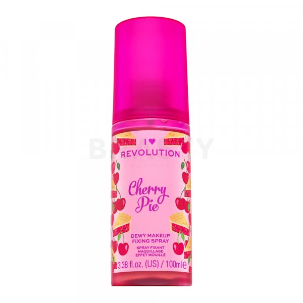I Heart Revolution Fixing Spray Dewy Cherry Pie fijador de maquillaje en spray 100 ml