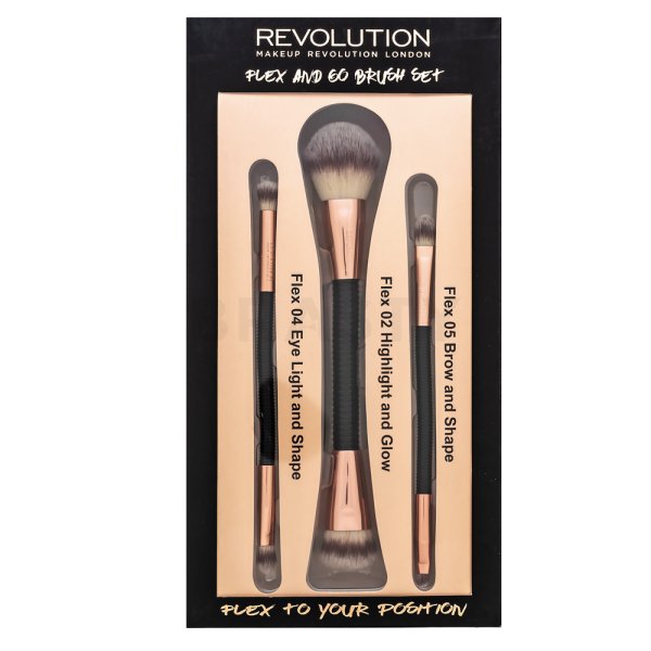 Makeup Revolution Flex & Go Brush Set set perii machiaj