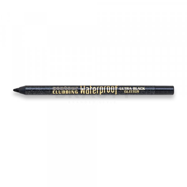 Bourjois Contour Clubbing Waterproof - 55 Ultra Black Glitter vodeodolná ceruzka na oči 1,2 g