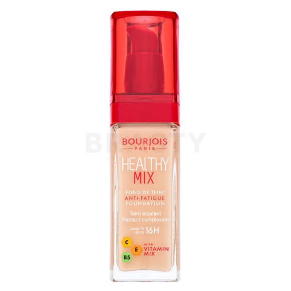 Bourjois Healthy Mix Anti-Fatigue Foundation - 050 Rose Ivory tekutý make-up pro sjednocenou a rozjasněnou pleť 30 ml