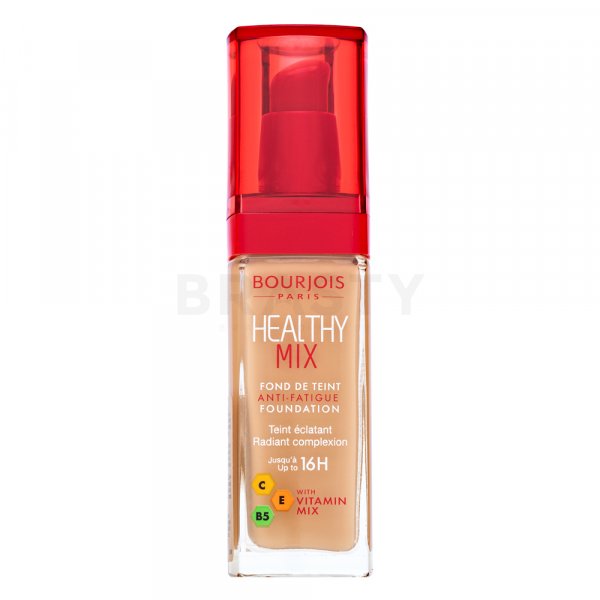 Bourjois Healthy Mix Anti-Fatigue Foundation - 054 Beige Flüssiges Make Up für eine einheitliche und aufgehellte Gesichtshaut 30 ml