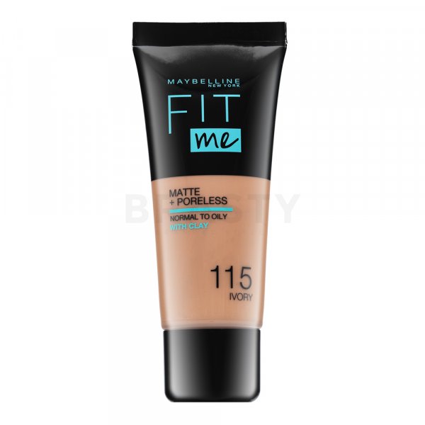 Maybelline Fit Me! Foundation Matte + Poreless 115 Ivory tekutý make-up s matujícím účinkem 30 ml