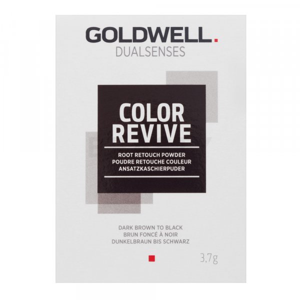 Goldwell Dualsenses Color Revive Root Retouch Powder corector pentru acoperirea firelor carunte de par Dark Brown 3,7 g