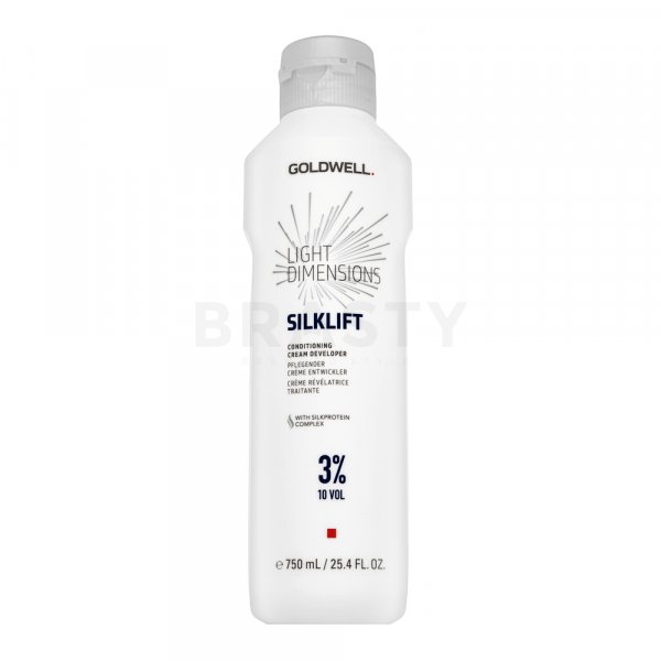 Goldwell Light Dimensions Silklift Conditioning Cream Developer emulsja aktywująca do wszystkich rodzajów włosów 3% 10 Vol. 750 ml