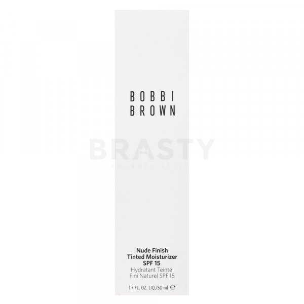 Bobbi Brown Nude Finish Tinted Moisturizer SPF15 - Medium Tint podkład w płynie z ujednolicającą i rozjaśniającą skórę formułą 50 ml
