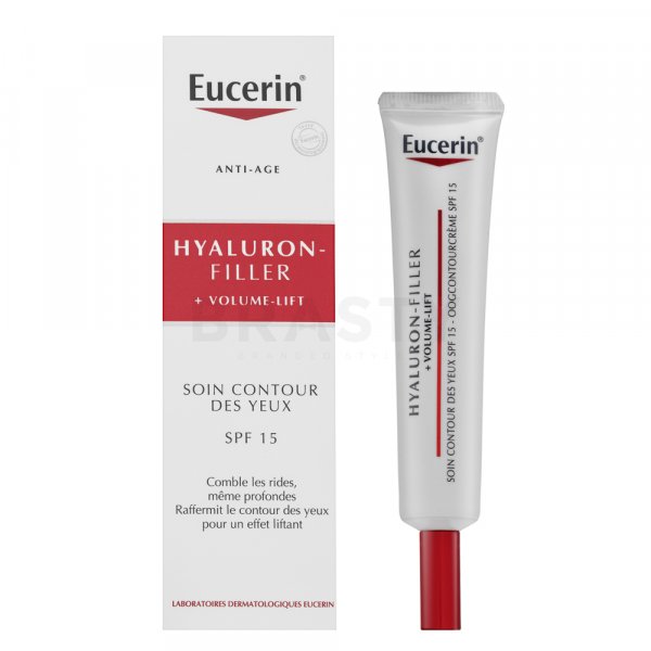 Eucerin Hyaluron-Filler + Volume Lift Eye Contour Care cremă hidratantă pentru zona ochilor 15 ml