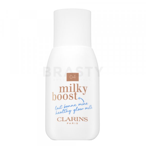 Clarins Milky Boost Foundation tonizáló és hidratáló emulziók az egységes és világosabb arcbőrre 04 Auburn 50 ml
