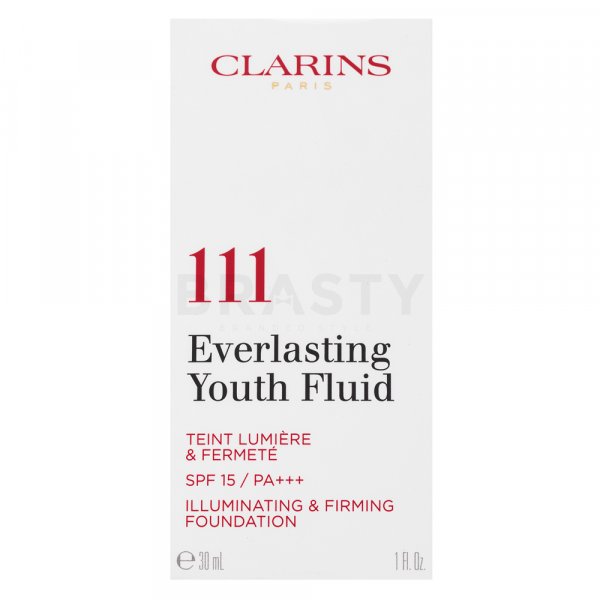 Clarins Everlasting Youth Fluid dlhotrvajúci make-up pre zrelú pleť 111 Auburn 30 ml