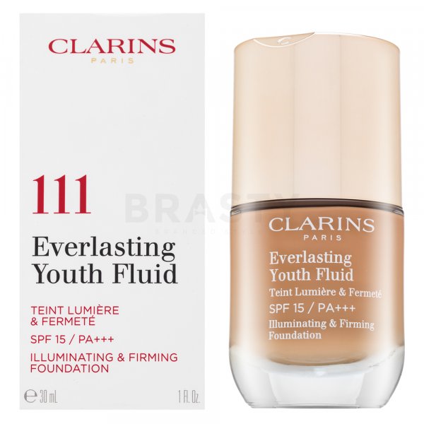 Clarins Everlasting Youth Fluid dlhotrvajúci make-up pre zrelú pleť 111 Auburn 30 ml