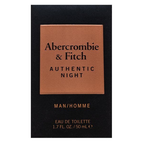 Abercrombie & Fitch Authentic Night Man Eau de Toilette para hombre 50 ml
