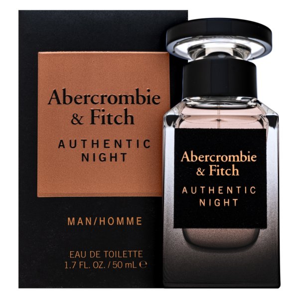 Abercrombie & Fitch Authentic Night Man Eau de Toilette para hombre 50 ml