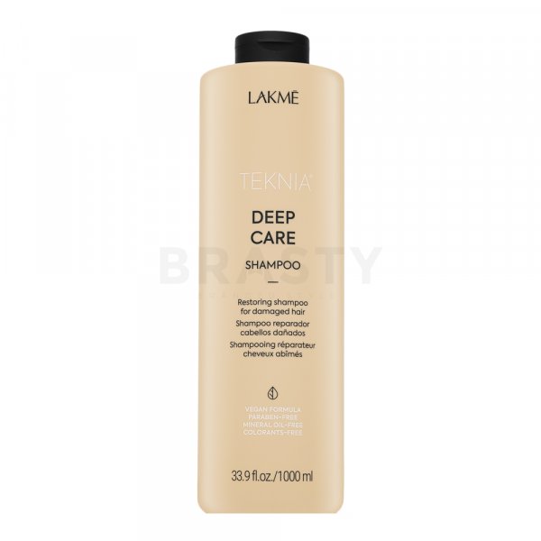 Lakmé Teknia Deep Care Shampoo tápláló sampon száraz és sérült hajra 1000 ml